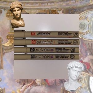 SOLD Pigma Brush Set